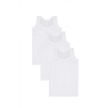 MİRAY- Erkek Çocuk 3lü Penye Atlet