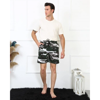 MİRAY- Erkek Lakost Siyah Şort