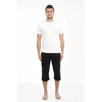 MİRAY- Erkek Pamuk Kapri Siyah