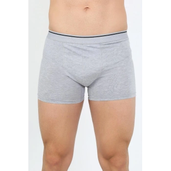 MİRAY- Erkek Pamuk Likralı Boxer Gri