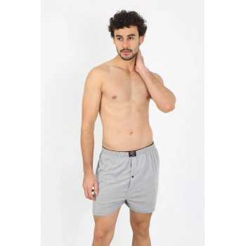 MİRAY- Erkek Penye Boxer Gri