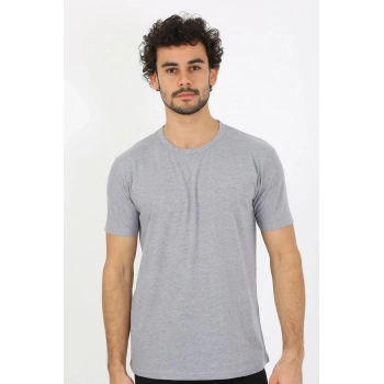 MİRAY- Erkek Sıfır Yaka Gri Penye Atlet