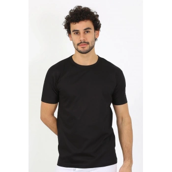 MİRAY- Erkek Sıfır Yaka Siyah Penye Atlet