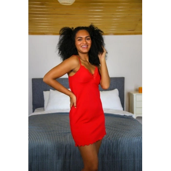 MİRAY- Kadın Yılbaşı 2li Özel Kalp Kutulu Slip - Gecelik Hediye Seti