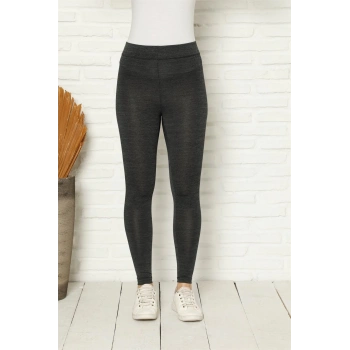 MİRAY- Penye Likralı Tayt Antrasit