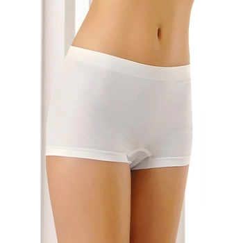 MARSİLYAN- Beyaz Dikişsiz Kadın Boxer Korse Korse - 700