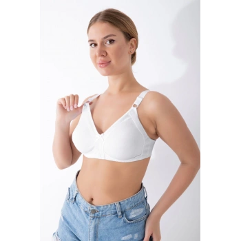 MARSİLYAN- Beyaz Dikişsiz Toparlayıcı Sütyen - 501