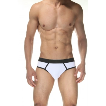 MODLİVE Beyaz Jockstrap Fantezi İç Giyim