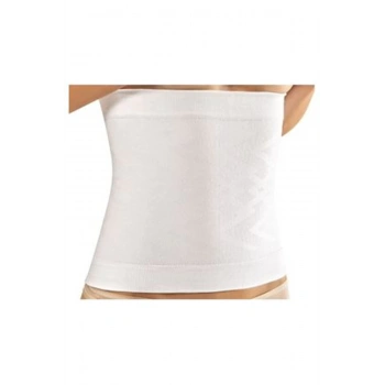 MARSİLYAN- Beyaz Kadın Dikişsiz Bel Korse - 770