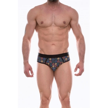MODLİVE Don Moris Erkek Desenli Jockstrap Çamaşır