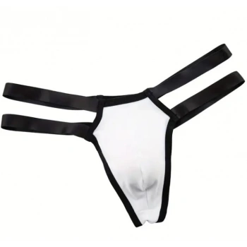 MARSİLYAN- Erkek Beyaz Lastikli Tanga İç Giyim