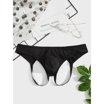 MARSİLYAN- Erkek Fantazi Siyah Jockstrap İç Giyim