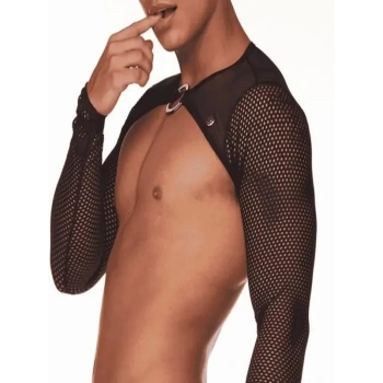 MARSİLYAN- Erkek Fantezi Metalli Bolere İç Giyim