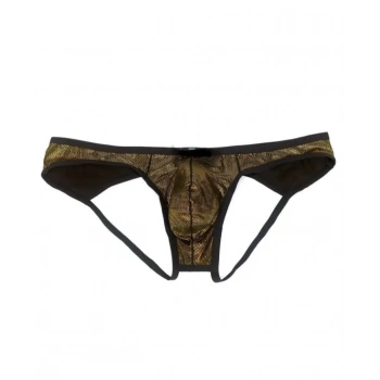 MARSİLYAN- Erkek Gold Metalik Jockstrap İç Giyim