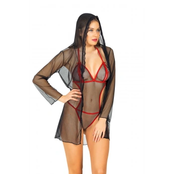 MODLİVE Siyah Fantezi 2 Li Takım - 1369