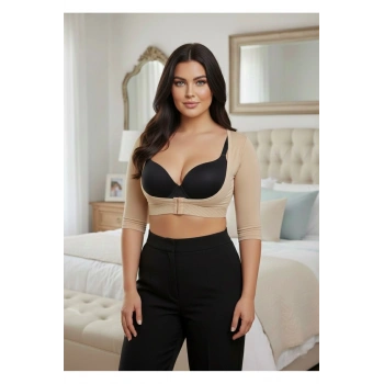 MODLİVE Ten Kadın Kol ve Sırt Toparlayıcı Korse - 796