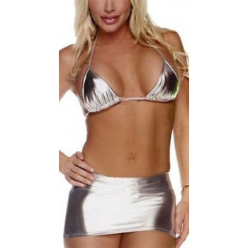 MARSİLYAN- TP060740 Lame Etek Büstiyer Takım