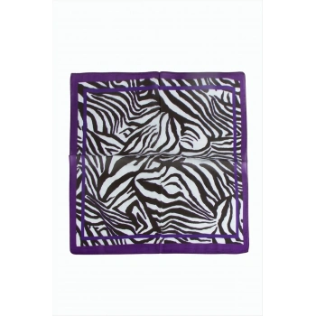 Mor Renkli Zr Şifon Fular 50*50 cm