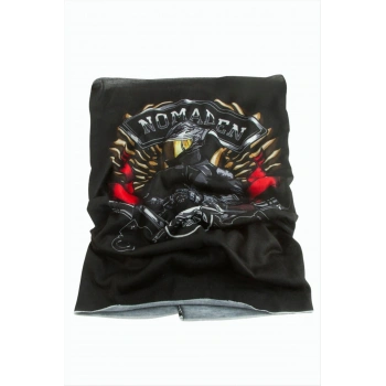 Motorcu Desenli Baff Boyunluk