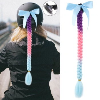 Motosiklet Kaskı Örgülü At Kuyruğu - ACM19