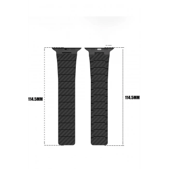 Movenchy Watch 45mm Carbon Steel Kordon - Yıldız Işığı