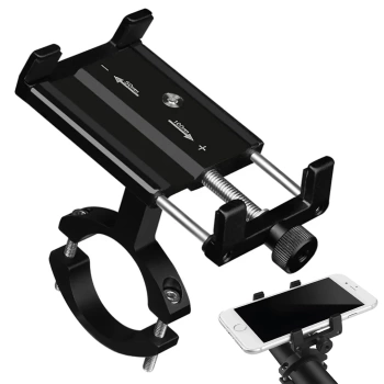 MT15 MOTOSİKLET BİSİKLET SCOOTER İÇİN DAYANIKLI GİDON UYUMLU CNC ALÜMİNYUM TELEFON TUTUCU (4887)