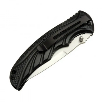 Mtech Handsome 451 Gri Kamp Çakı 21cm - Yarı Otomatik, Kemerlikli