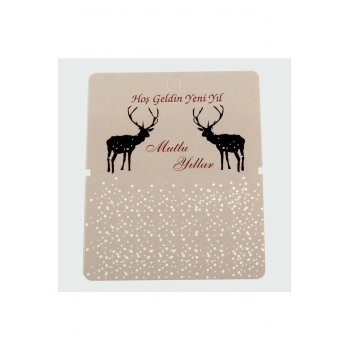 Mutlu Yıllar Bileklik Kartı 200 Adet