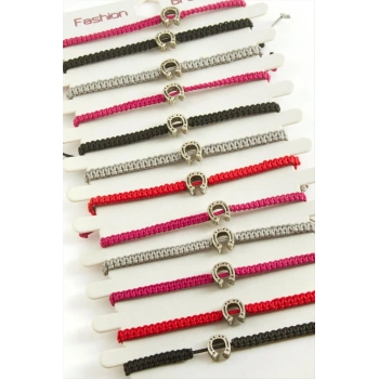 Nal Makrome Örgülü Bileklik