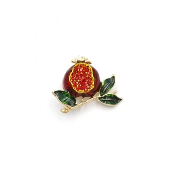 Nar Broş - Kırmızı