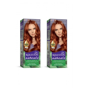Naturals Saç Boyası Bakır Kumral 6/34 2x Paket
