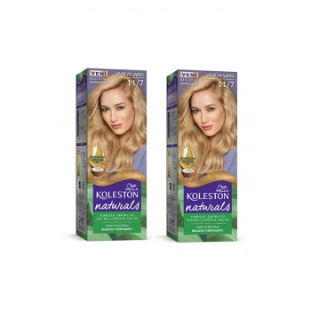Naturals Saç Boyası Vanilya Sarısı 11/7 2x Paket