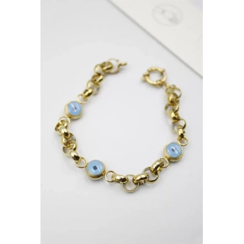 Nazar Boncuk Bileklik - Altın