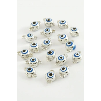 Nazar Çift Kulplu Mineli Bileklik ve Kolye Ucu Aparatı 1 Adet