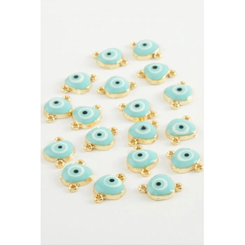 Nazar Çift Kulplu Mineli Bileklik ve Kolye Ucu Aparatı 1 Adet