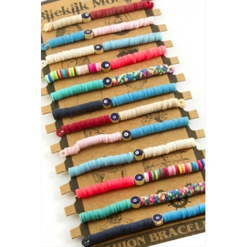 Nazar Fimo Boncuk Bileklik