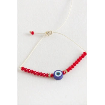 Nazar Kristal Makrome İp Bileklik