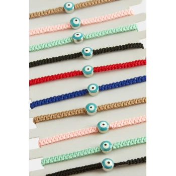 Nazar Makrome Örgülü Bileklik