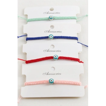 Nazar Makrome Örgülü Bileklik