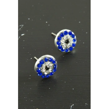 Nazar Taşlı Minik Küpe