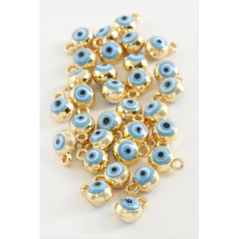 Nazar Tek Kulplu Mineli Bileklik ve Kolye Ucu Aparatı 1 Adet