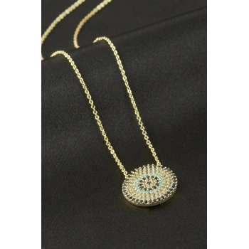 Nazar Zirkon Taşlı Kolye