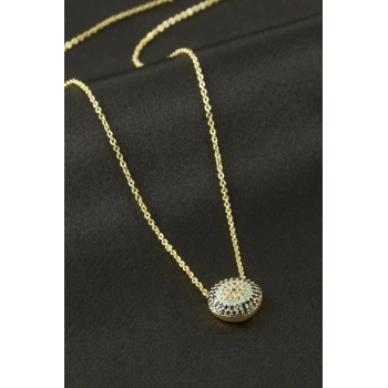 Nazar Zirkon Taşlı Kolye