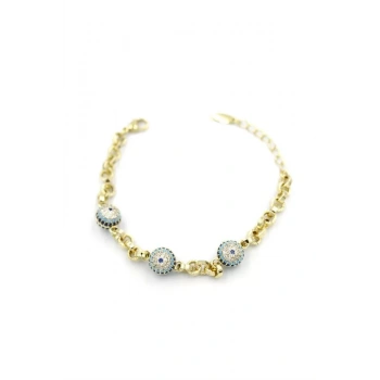 Nazarlı Xuping Vip Bileklik - 14K Altın