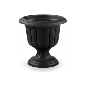 Nergis Ayaklı Saksı 48 Cm Antrasit 2 No 3 Lt. -N002