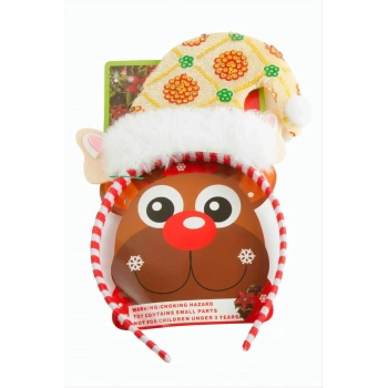 Noel Baba Şapkası Yılbaşı Taç