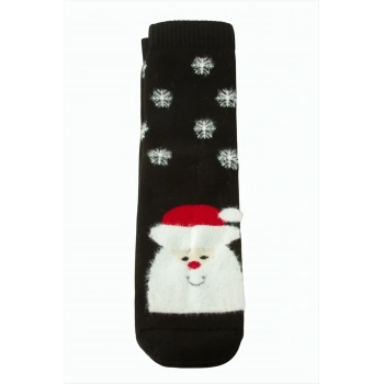 Noel Baba Yılbaşı Kalın Penye Çorap