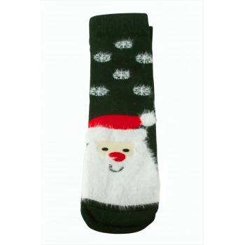 Noel Baba Yılbaşı Kalın Penye Çorap