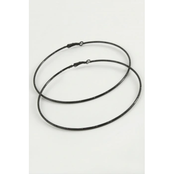 Noktalı Metal Halka Küpe 8-9-10 cm