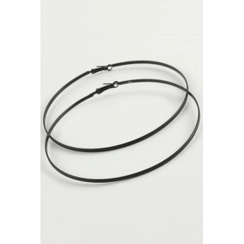 Noktalı Metal Halka Küpe 8-9-10 cm